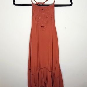 Free People Rust Mini Dress